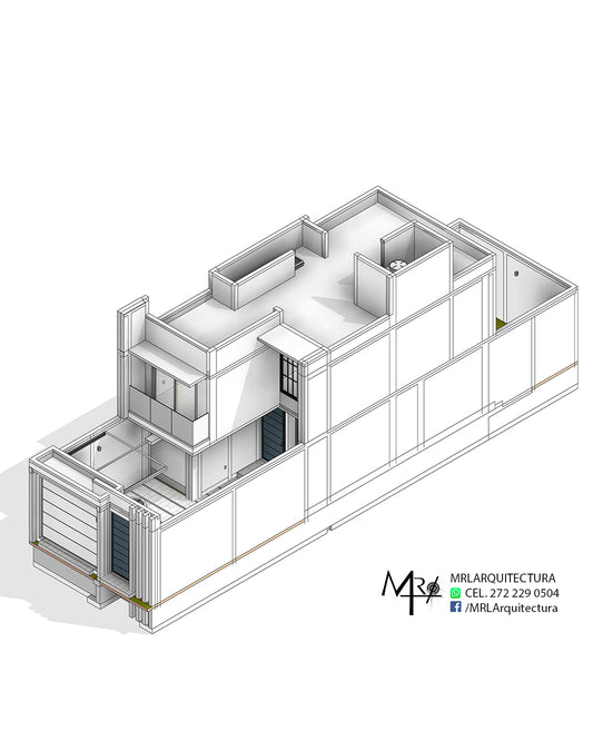 Casa JR4 - 5.50x20 - Arquitectónico
