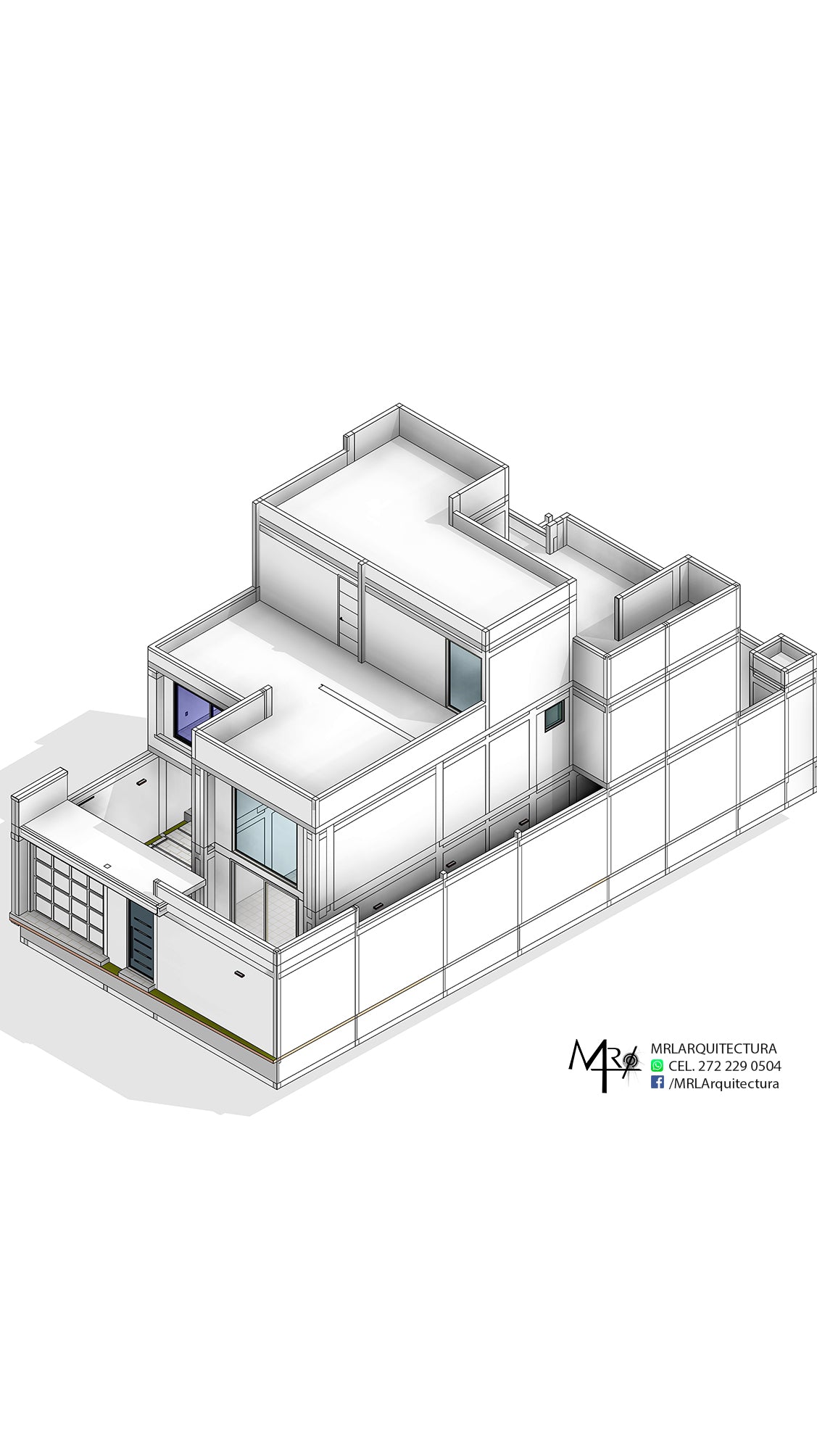 Casa CSA - 10.50x22 - Arquitectónico