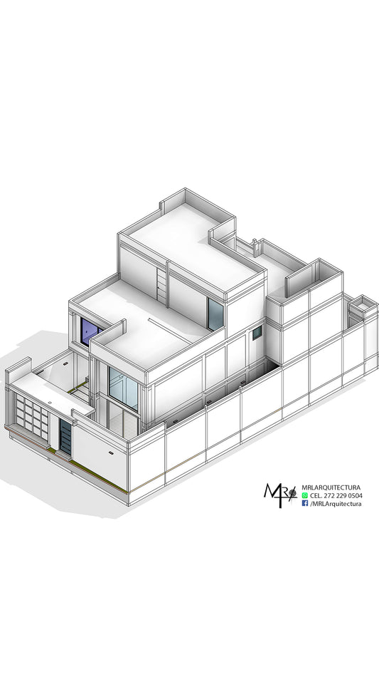 Casa CSA - 10.50x22 - Arquitectónico