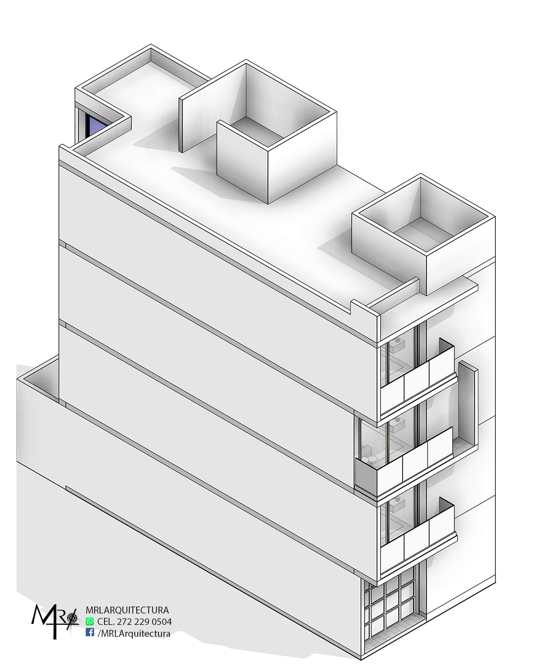 Departamentos TAP - 5.85x15 - Arquitectónico