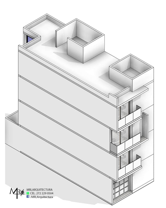 Departamentos TAP - 5.85x15 - Arquitectónico