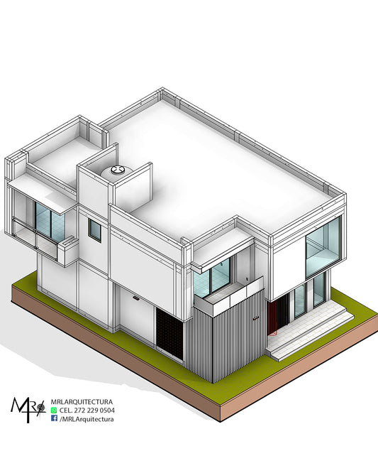 Casa RGA - 9.40x12.30 - Arquitectónico