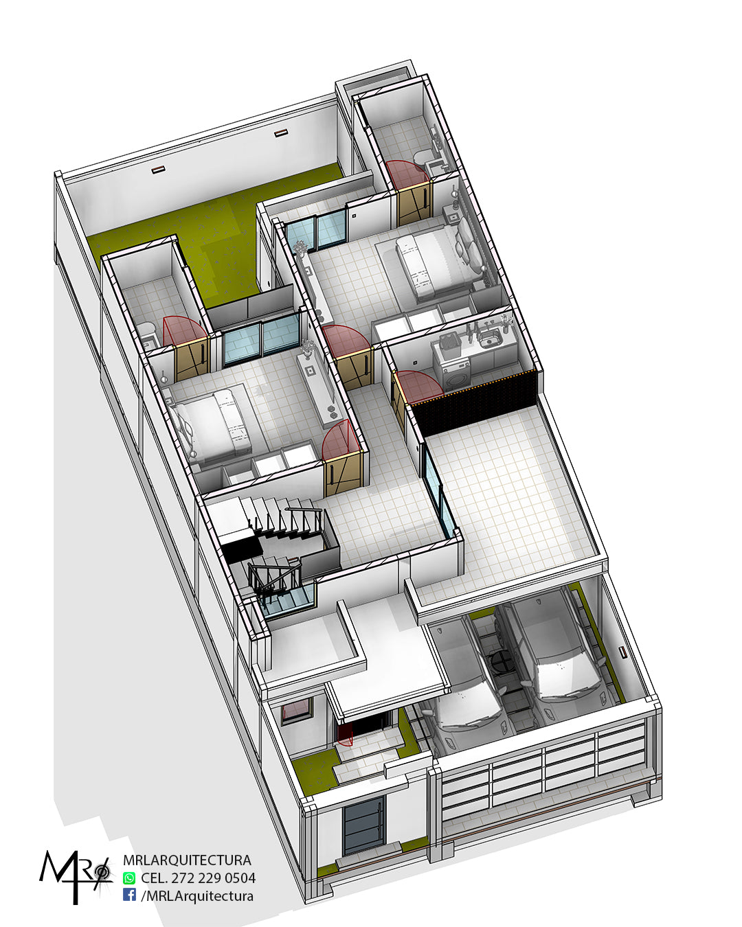 Casa JS2 - 9x18.65 - Arquitectónico