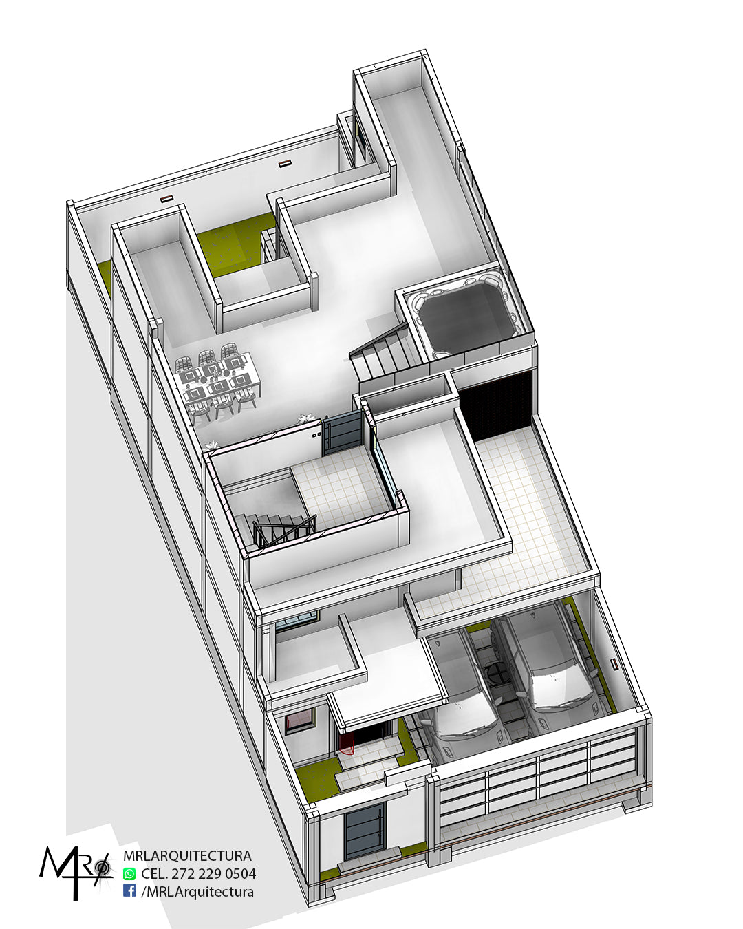 Casa JS2 - 9x18.65 - Arquitectónico