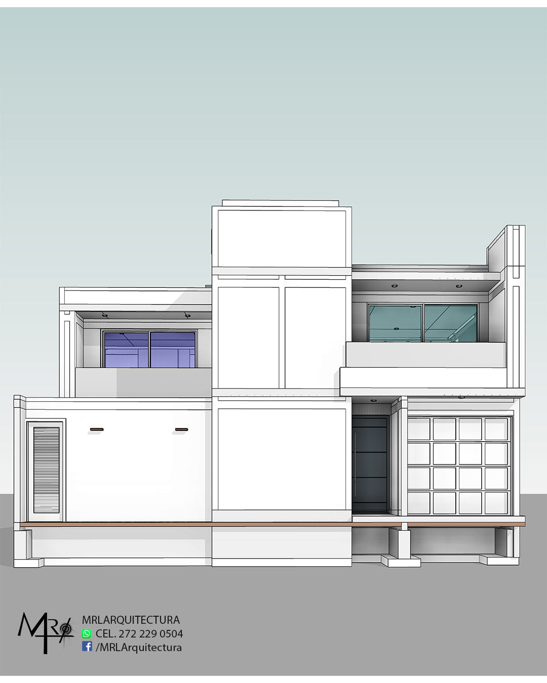 Casa EAL - 12.50x14.25 - Arquitectónico