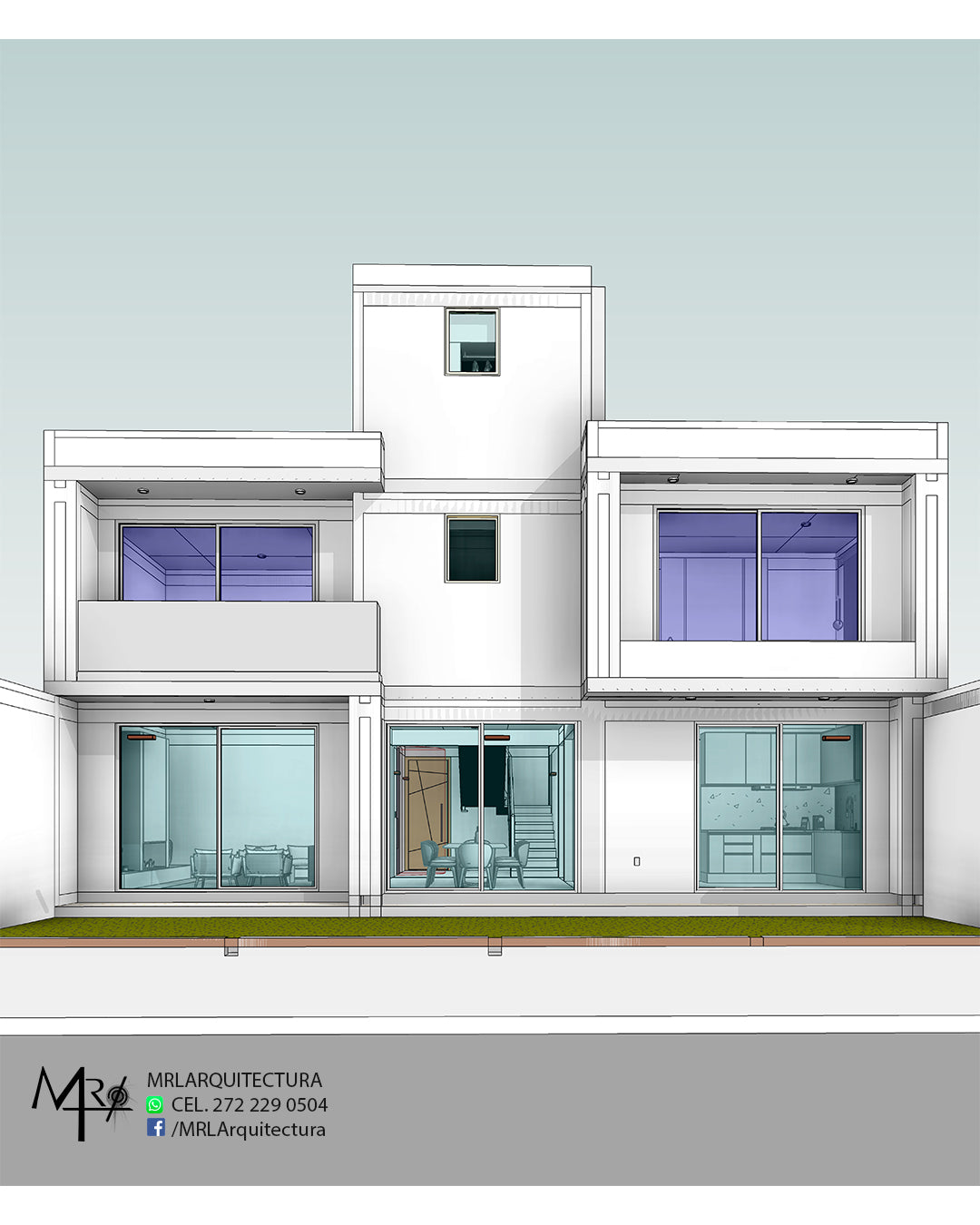 Casa EAL - 12.50x14.25 - Arquitectónico