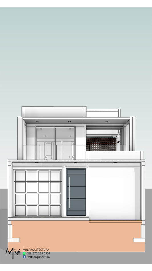 Casa LTS - 7x18 - Arquitectónico